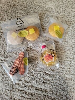 American Girl Doll Breakfast Food Bacon Pancakes Syrup - New